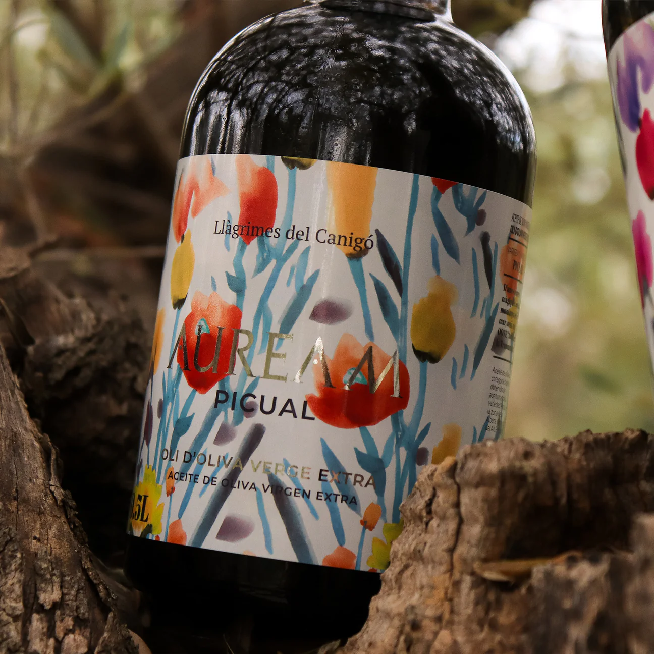 Auream Picual – Premium Spanish Extra Virgin Olive Oil (EVOO) 500ml (16.9 fl oz) – Llàgrimes del Canigó