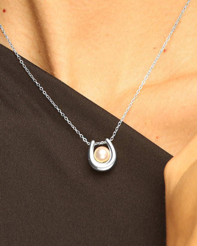 Collar Daisy Plateado