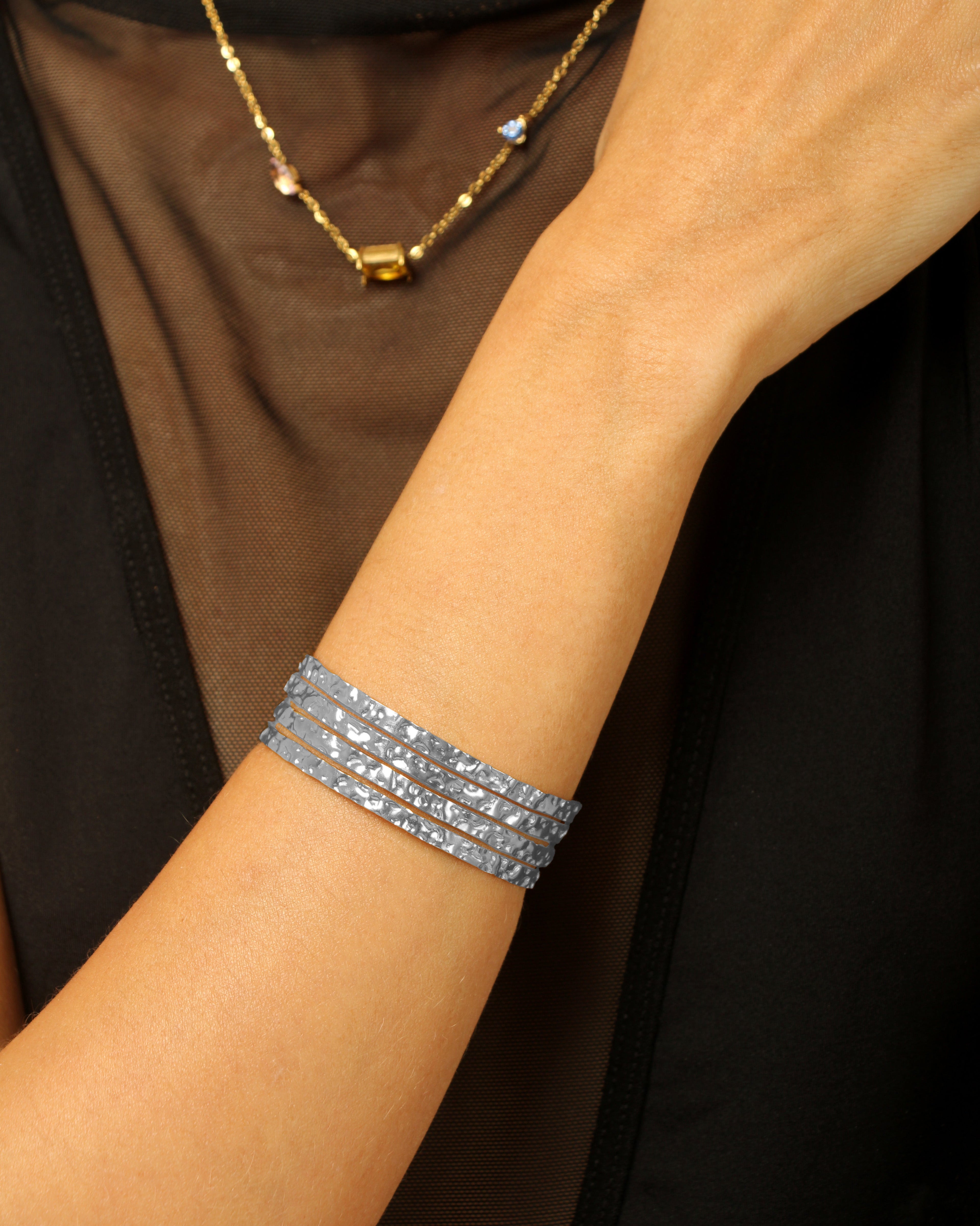 Brazalete Maryan Plateado