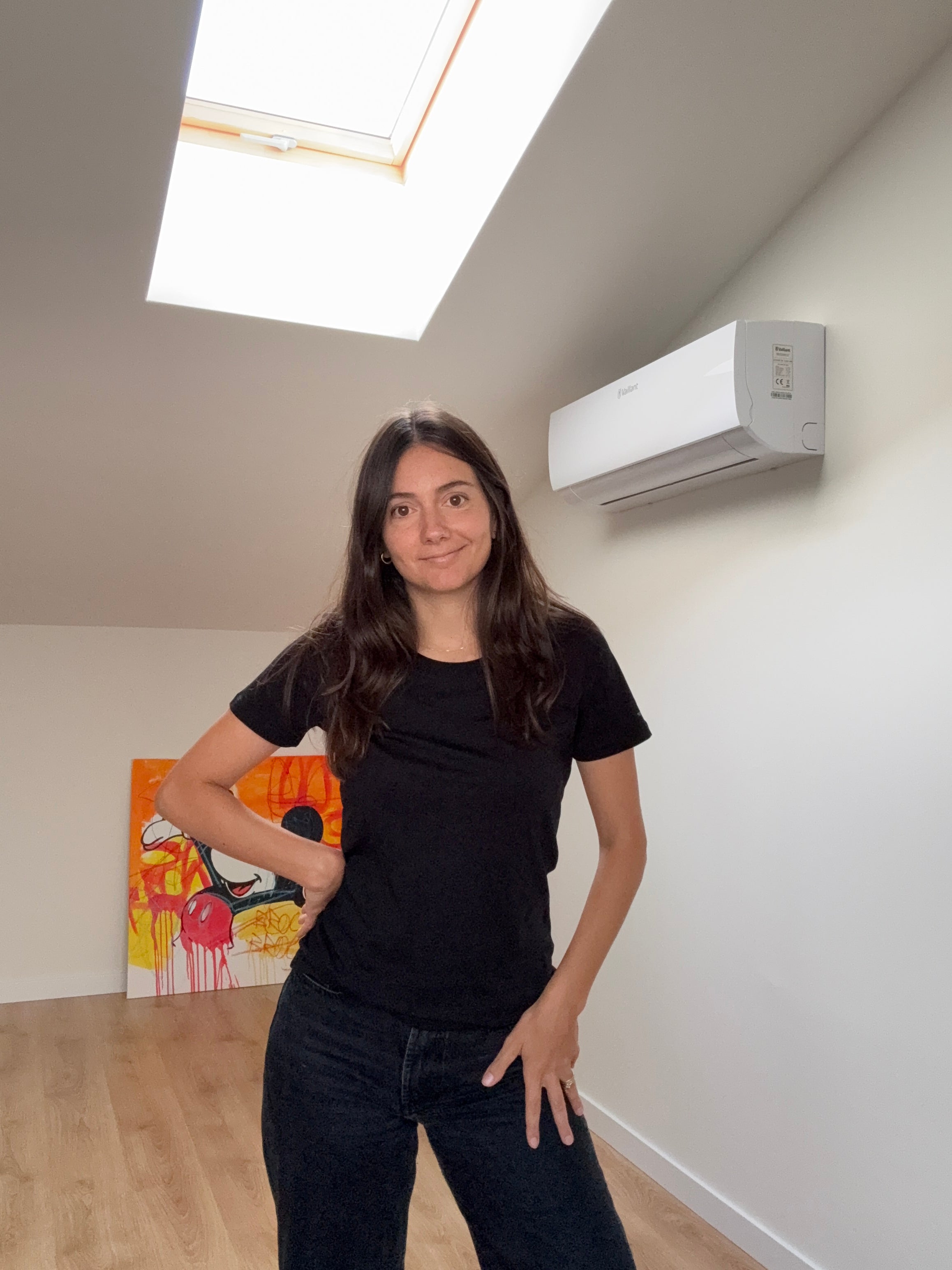 Camiseta Orgánica Cuello Abierto y Ajustada - 036-3