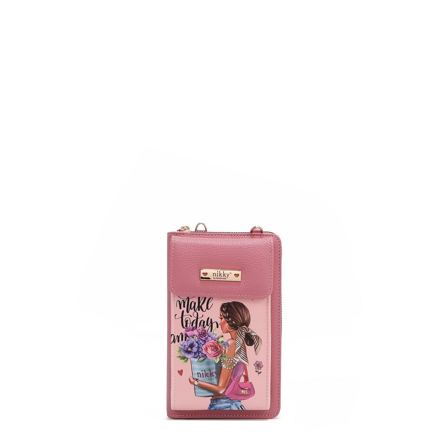 BANDOLERA PARA TELEFONO/CARTERA (FLOWER DAY)